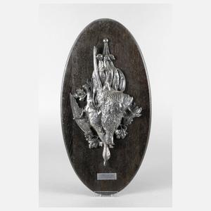 Jagdliche Wandplatte