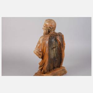 Geschnitzte Heiligenfigur