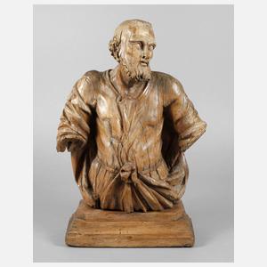 Geschnitzte Heiligenfigur
