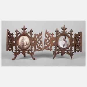 Paar Tischbilderrahmen