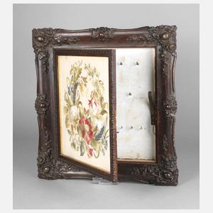 Schlüsselkasten mit Stickbild