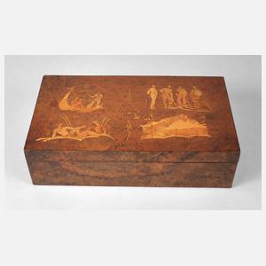 Intarsierte Schatulle