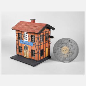 Tischdrehorgel als Haus