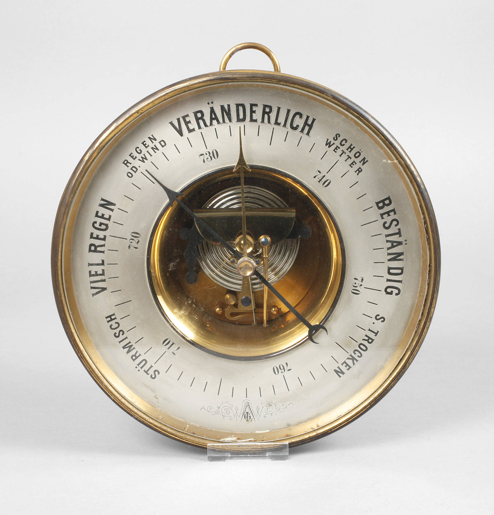 Großes Schiffsbarometer