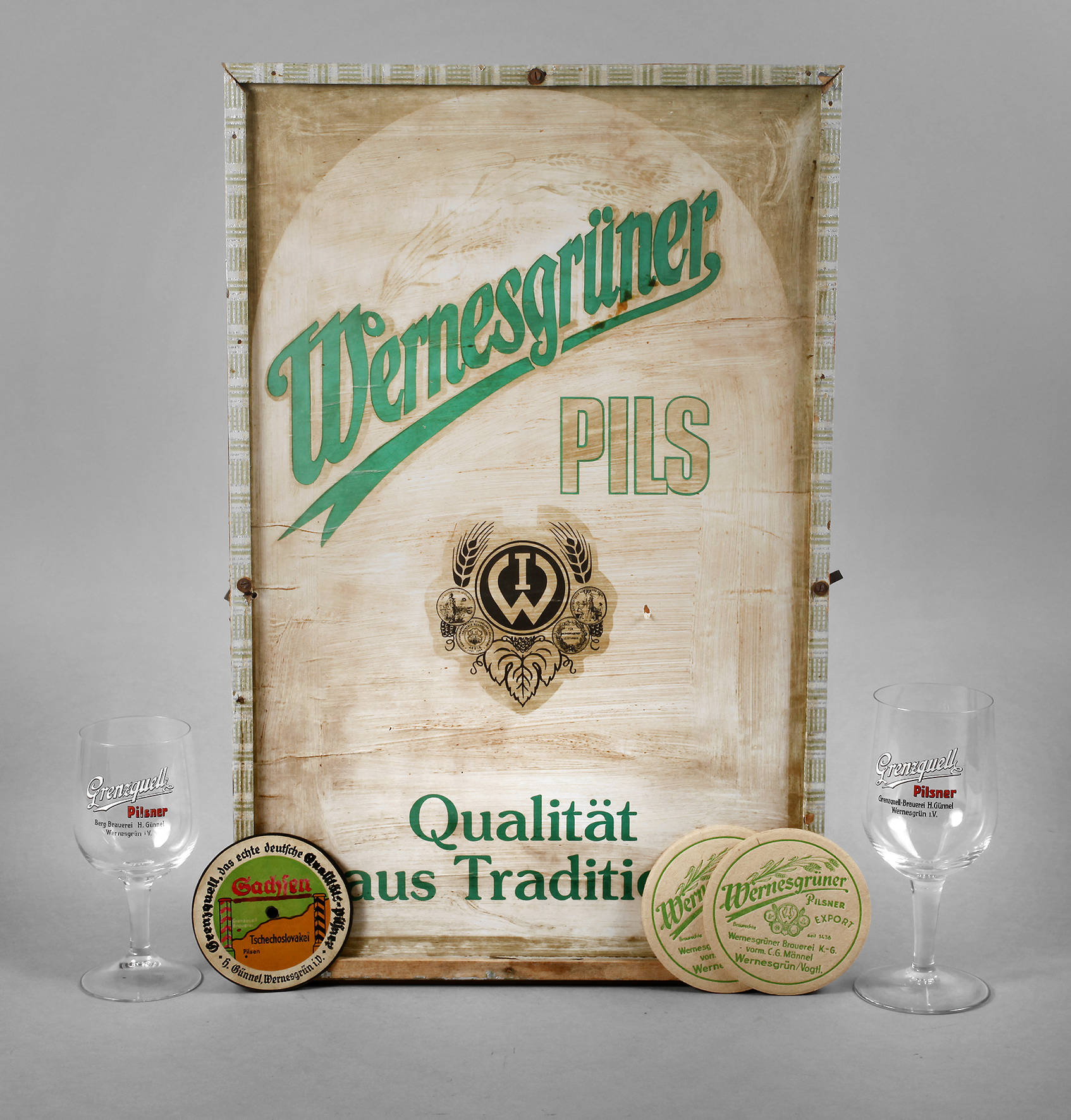 Konvolut Werbung Wernesgrün