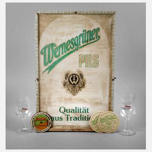 Konvolut Werbung Wernesgrün