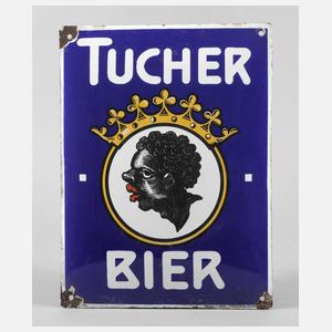Emailschild Tucher Bier