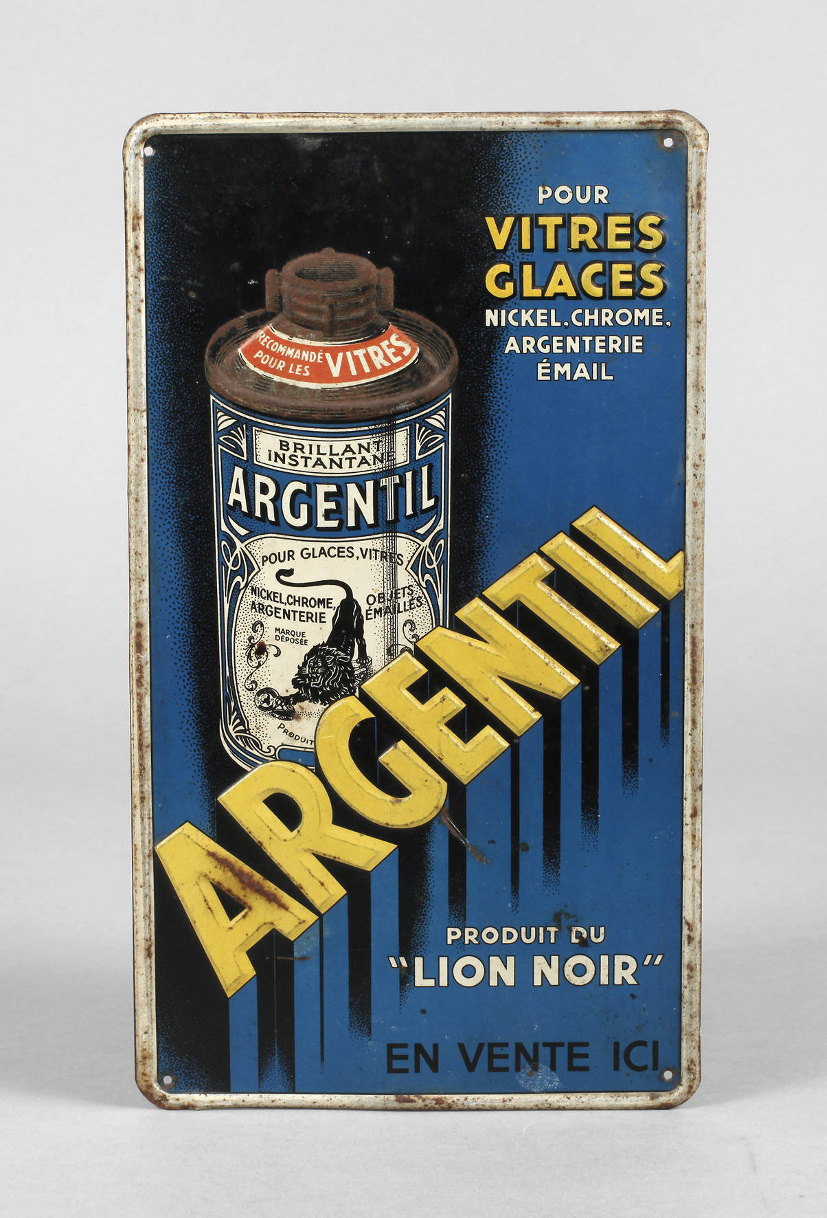 Werbeschild Argentil