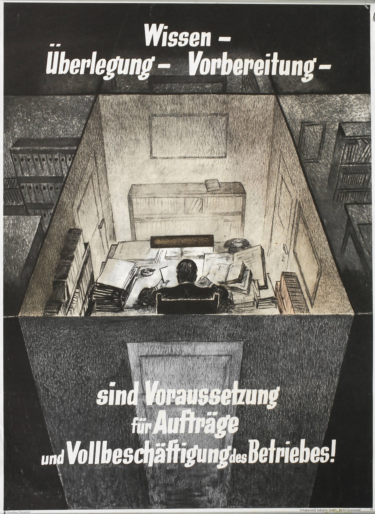 Plakat Überlegtheit