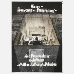 Plakat Überlegtheit