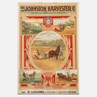 Werbeplakat The Johnston Harvester Co.111