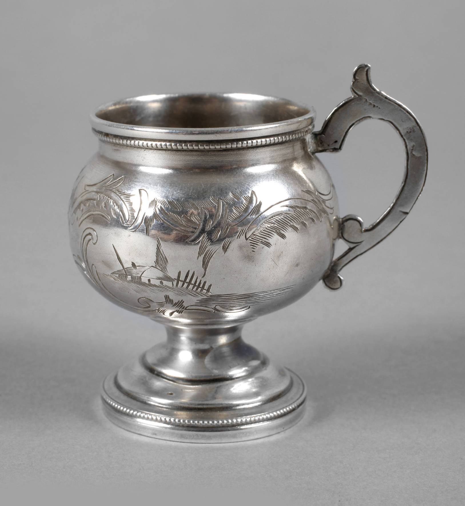 Russland Silbertässchen