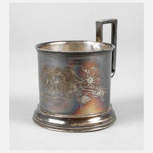 Teeglashalter Silber Russland
