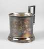 Teeglashalter Silber Russland