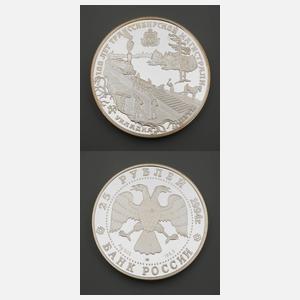 Silbermünze Russland