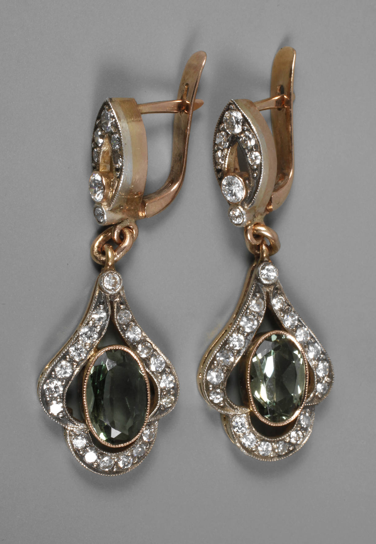 Russland Paar Ohrstecker Gold