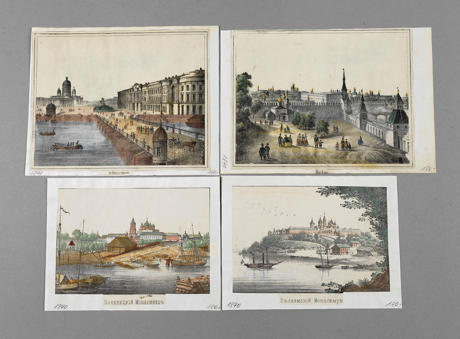 Konvolut russische Stadtansichten