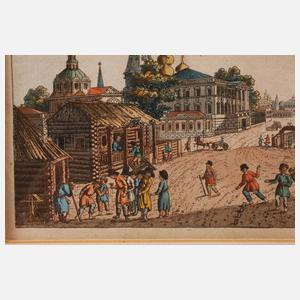 Russische Stadtansicht