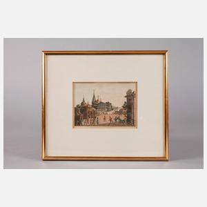 Russische Stadtansicht