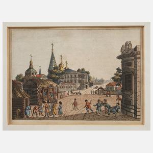 Russische Stadtansicht