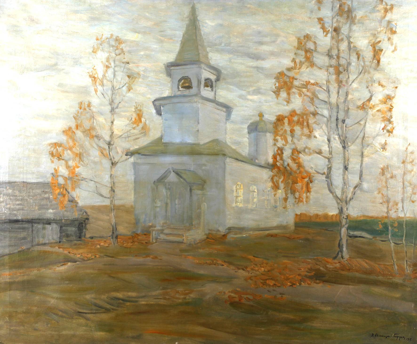 Prof. Vitold Byalynitsky-Birulya, russische Dorfkirche