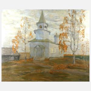 Prof. Vitold Byalynitsky-Birulya, russische Dorfkirche