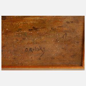 A. Rolsky, Soldaten in Landschaft