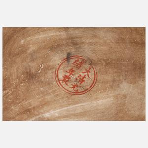 Großer Cachepot Famille rose