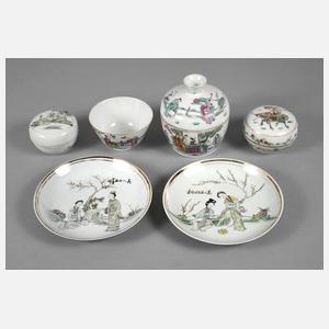 Konvolut Chinaporzellan