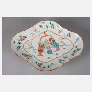 Fußschale Famille rose