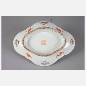 Fußschale Famille rose