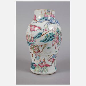 Paar Vasen Famille rose