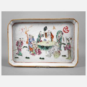 Tablett Famille rose