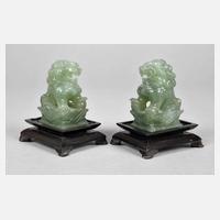 Paar Palast-Wächterlöwen111