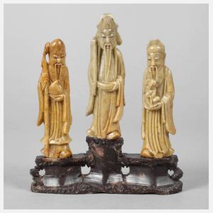 Figürliche Specksteinschnitzerei