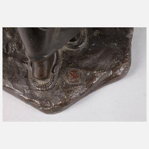 Bronzeplastik Japanerin