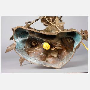 Paar figürliche Bronzelampen