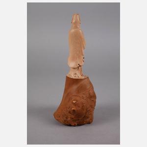 Geschnitzte Guanyin