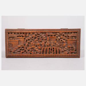 Geschnitzte Schatulle