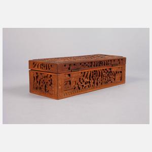Geschnitzte Schatulle