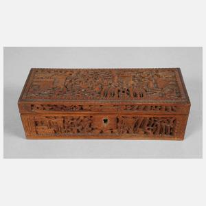Geschnitzte Schatulle