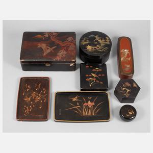 Konvolut Lackmalerei