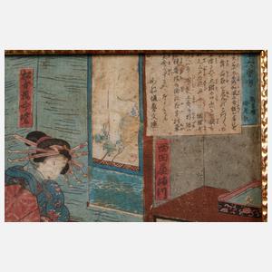 Japanischer Farbholzschnitt