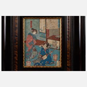 Japanischer Farbholzschnitt