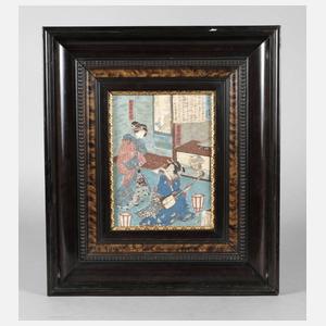 Japanischer Farbholzschnitt