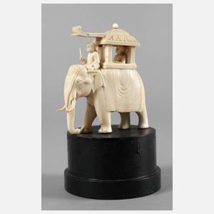 Figürliche Elfenbeinschnitzerei