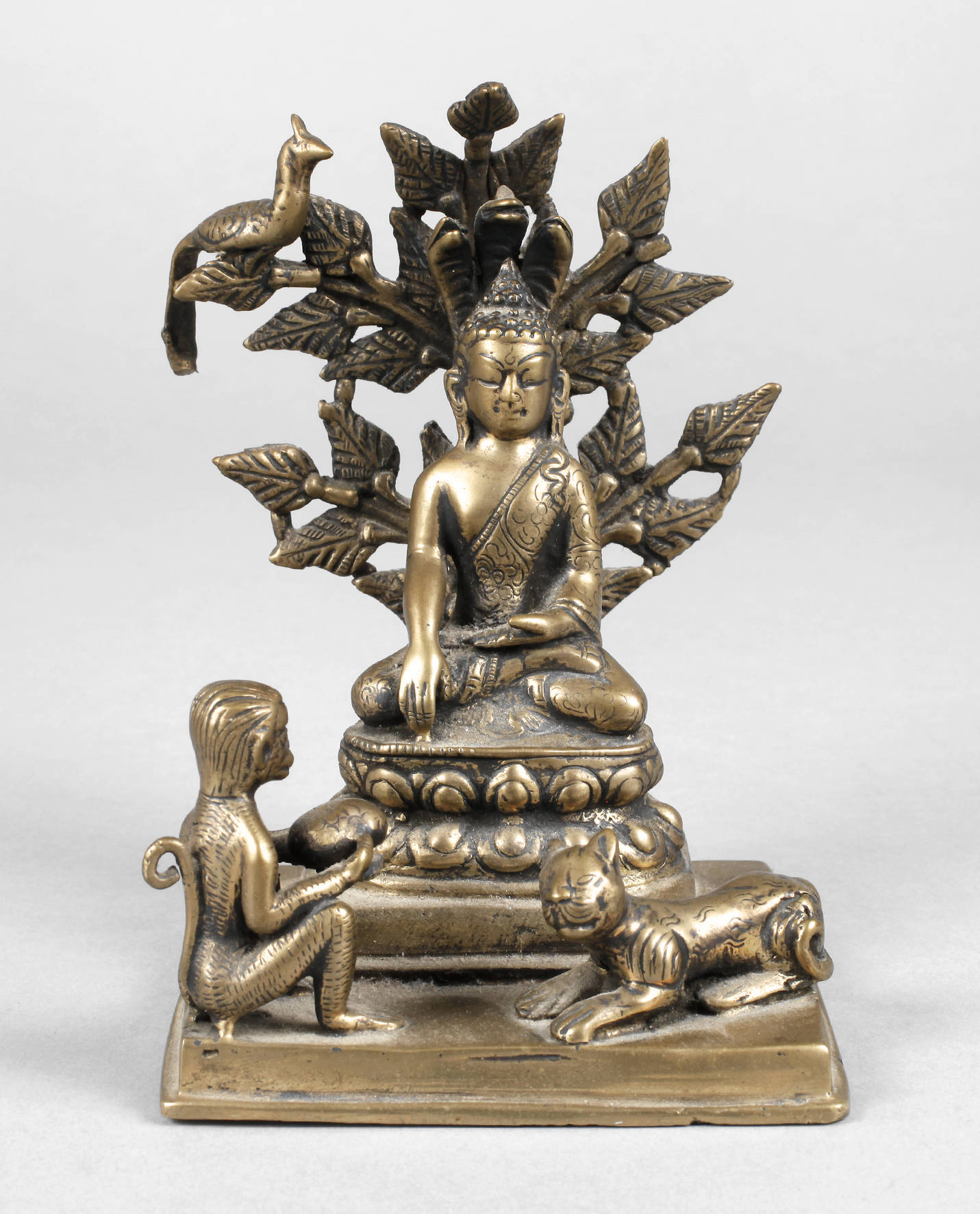 Bronzeplastik Buddha Shakyamuni
