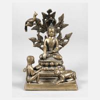 Bronzeplastik Buddha Shakyamuni111