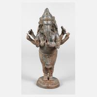 Bronzeplastik Ganesha111