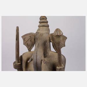 Bronzeplastik Ganesha